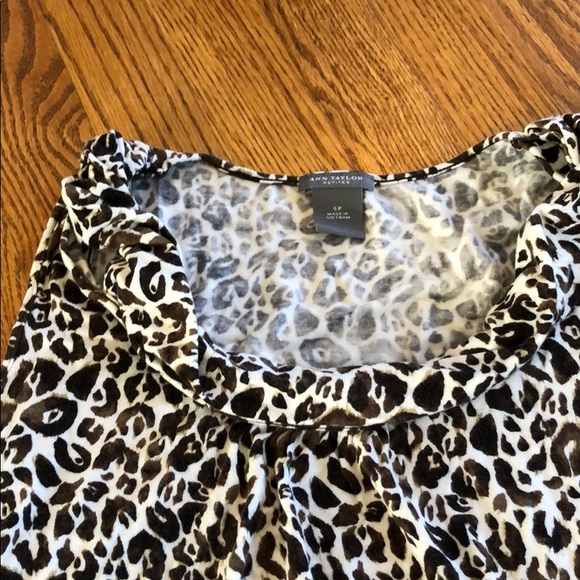 Ann Taylor Leopard Print Tank Top - Picture 2 of 3